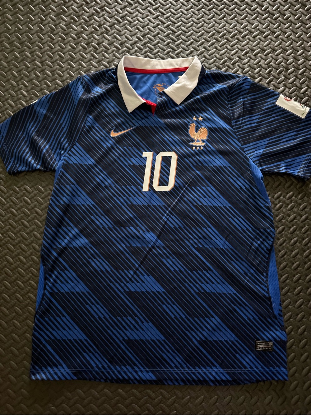 France Men’s Blue Custom World Cup Jersey - #10